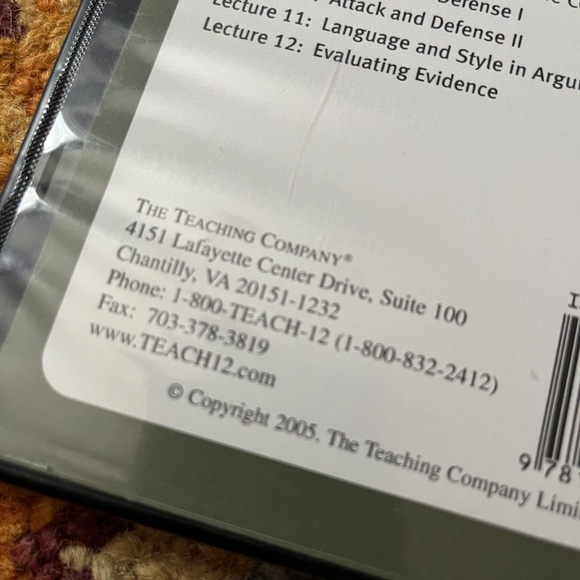 Great Courses DVDs - Argumentation - Picture 7 of 10